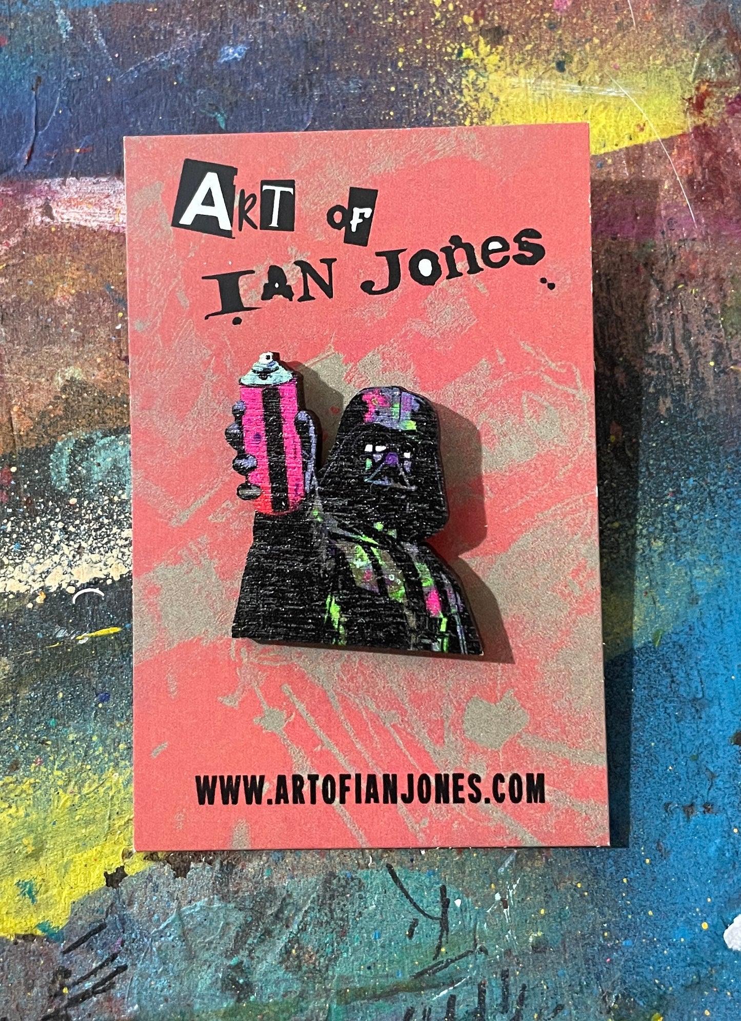 Special edition 1 Wooden Pin Badge