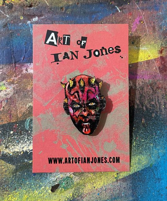 Special edition 2 Wooden Pin Badge