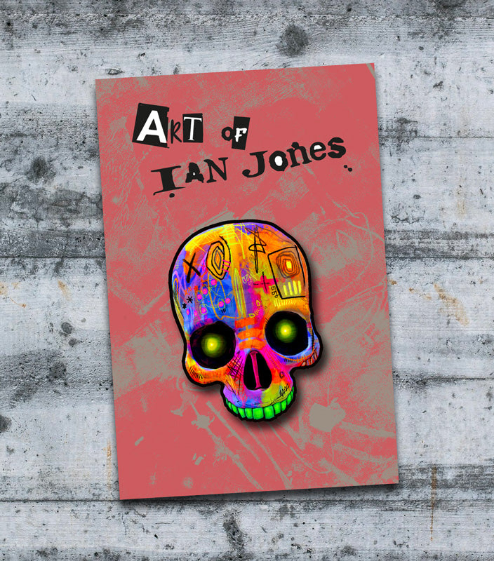 Gloom Wooden Pin Badge