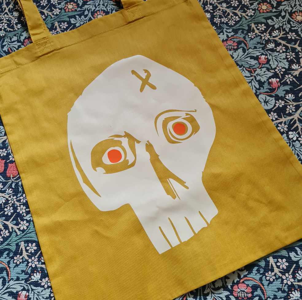 Shimzu Skull Tote Bag