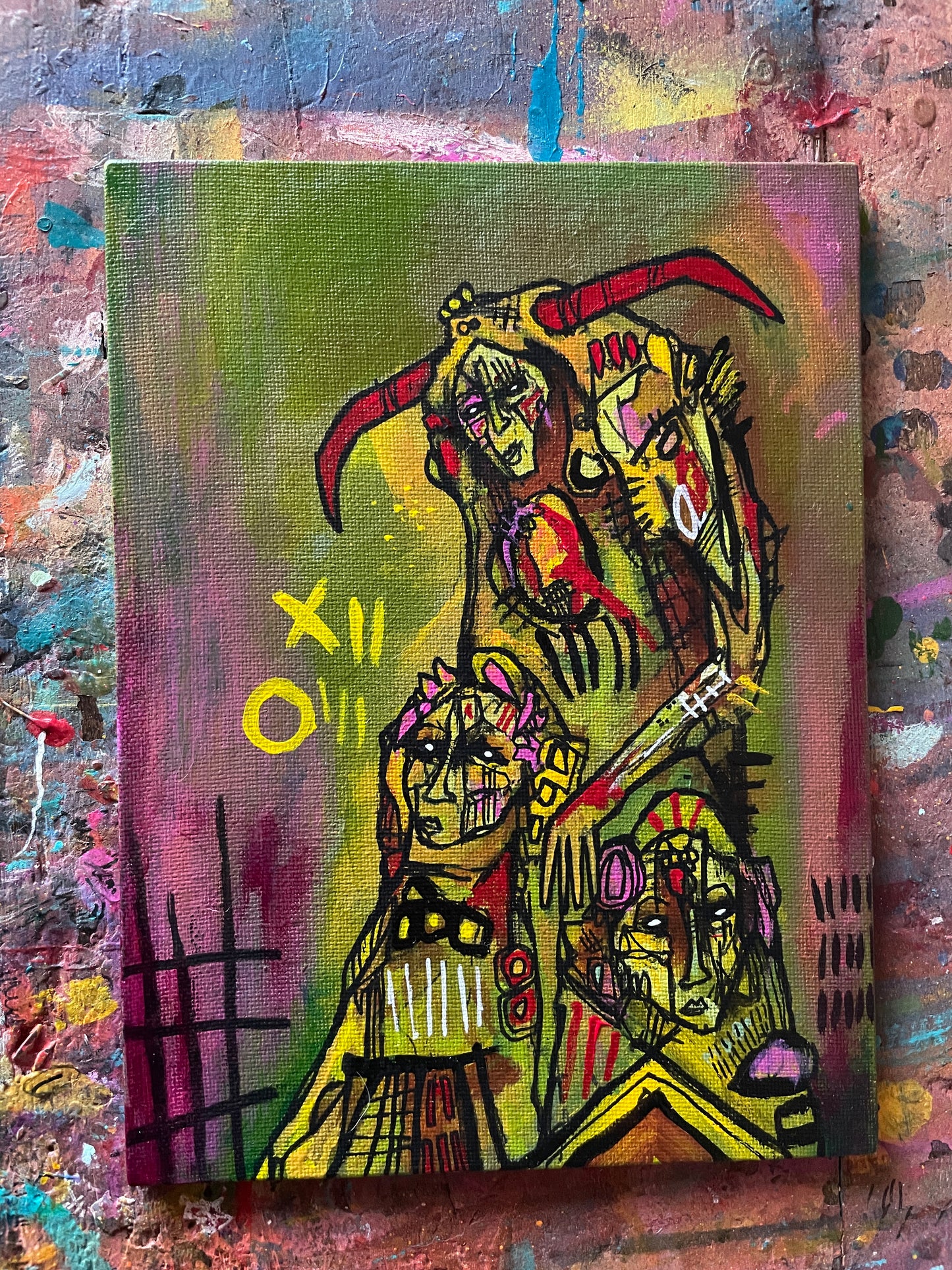 Guidance Original Painting on 8x6" Canvas Panel