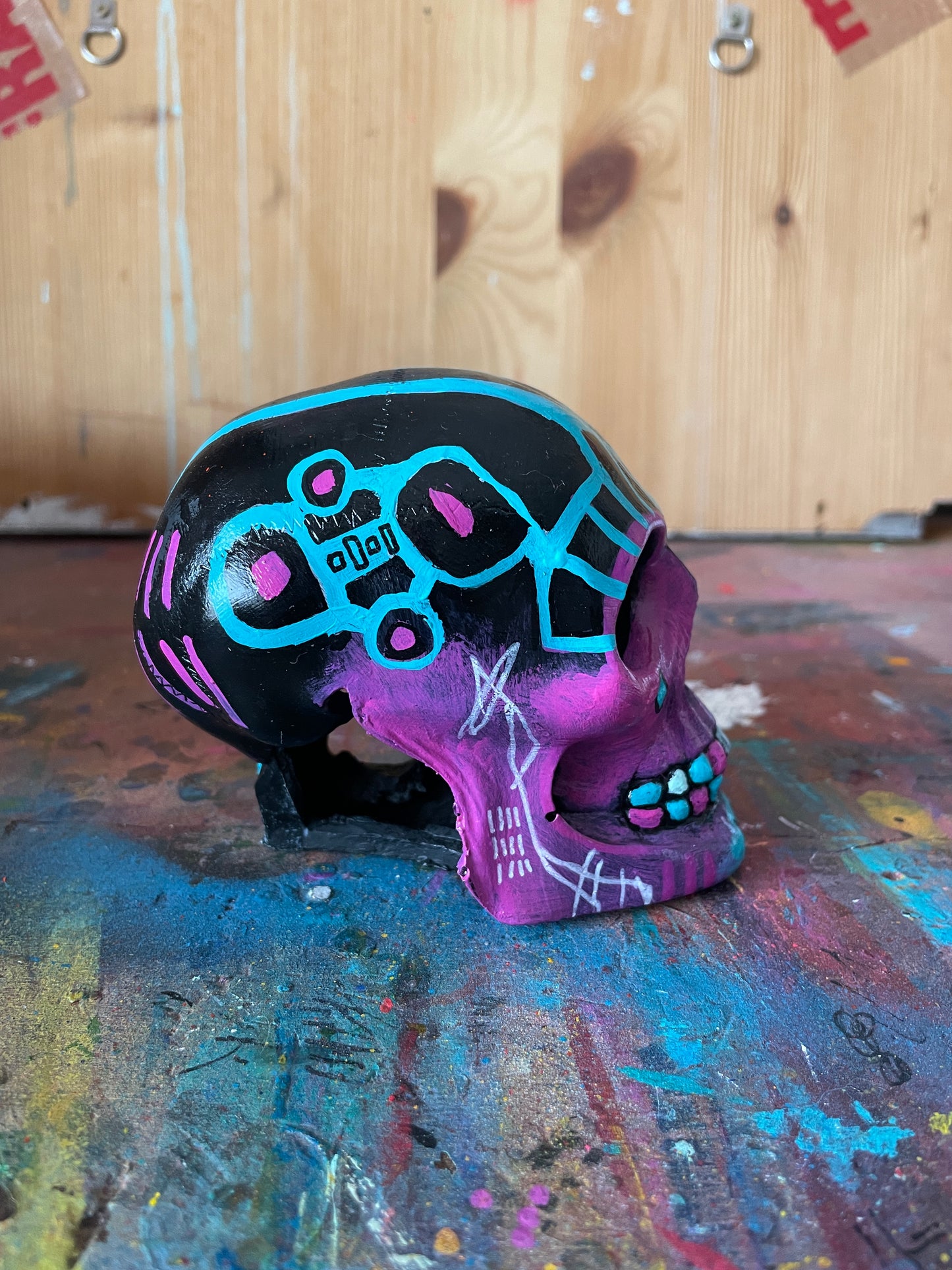 Hand Painted Skull