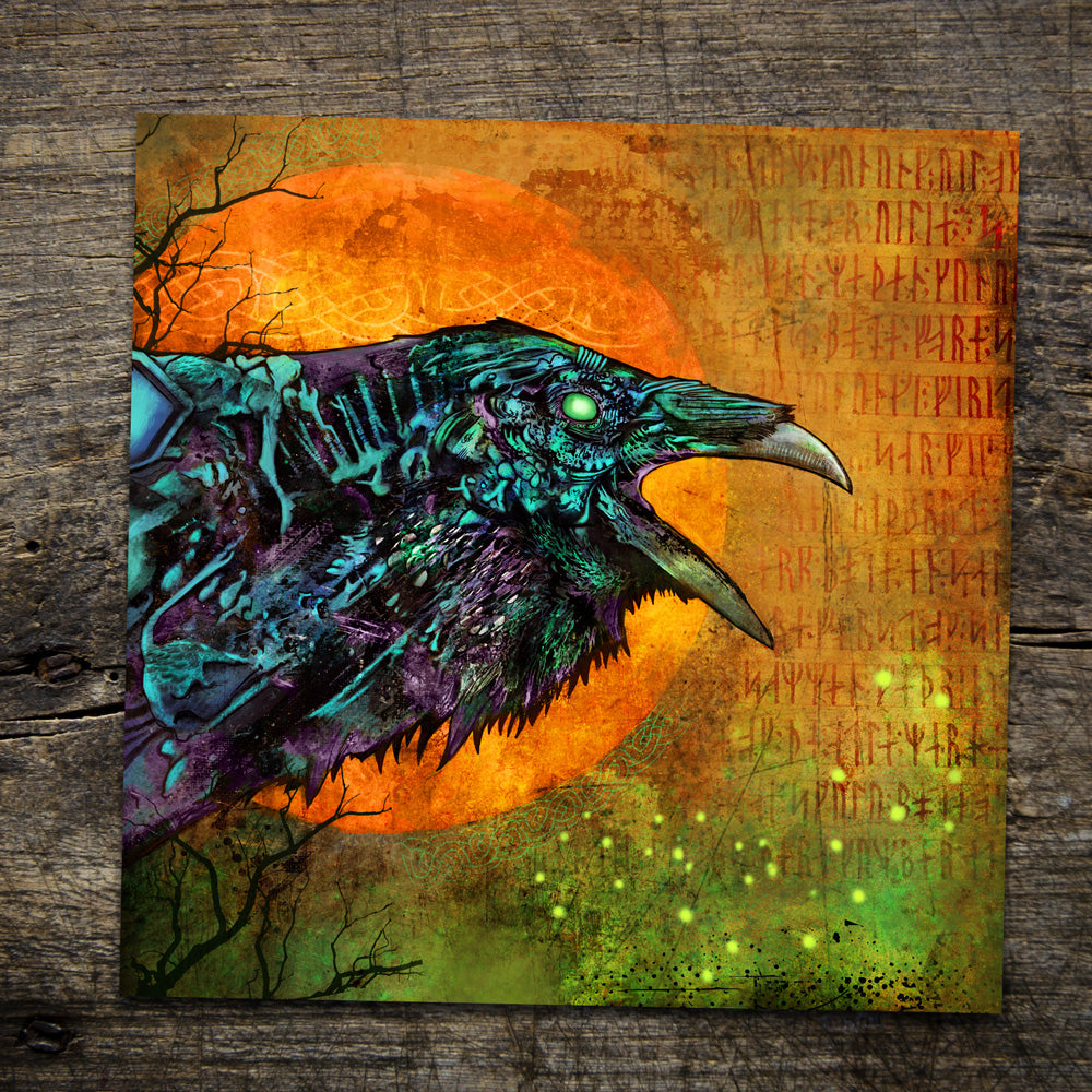 Muninn Open edition Archival Print