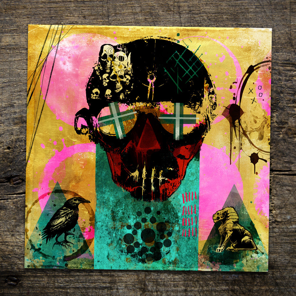 The Raven and the Sphinx 12x12" Limited Edition of 15 Giclee Print