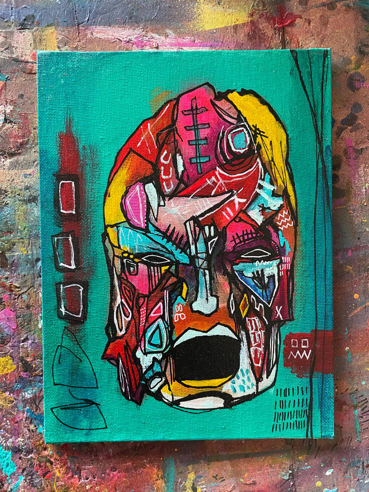 Voyd Original Painting on 8x6" Canvas Panel