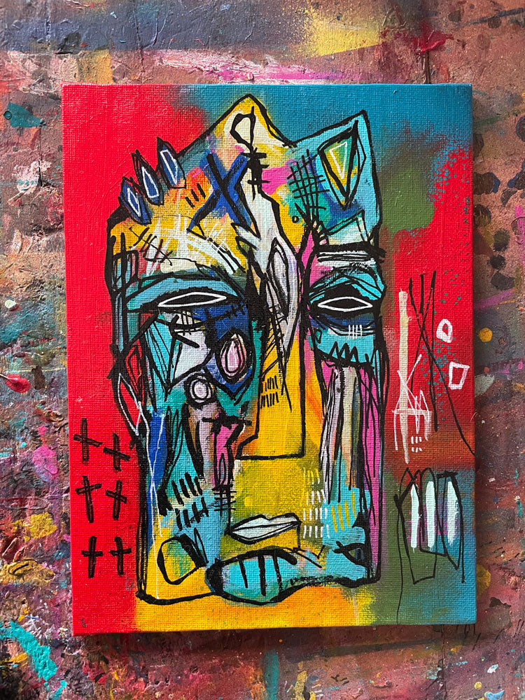 Soslepp Painting on 8x6" Canvas Panel