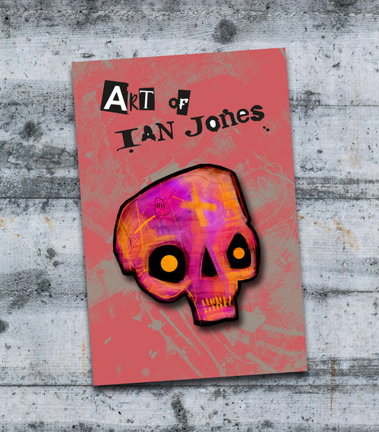 Skrekkle Wooden Pin Badge