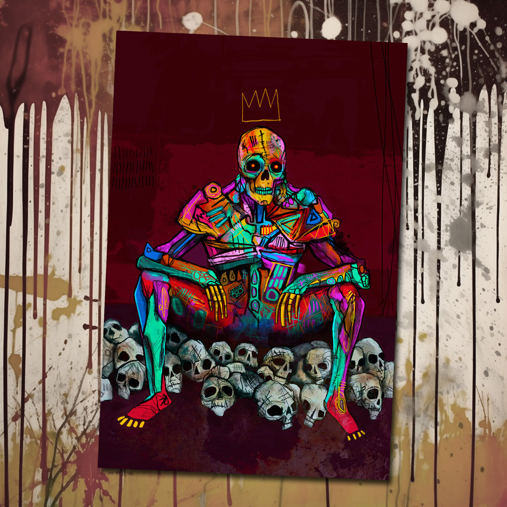 Bone King 12x18" Limited Edition of 15 Giclee Print