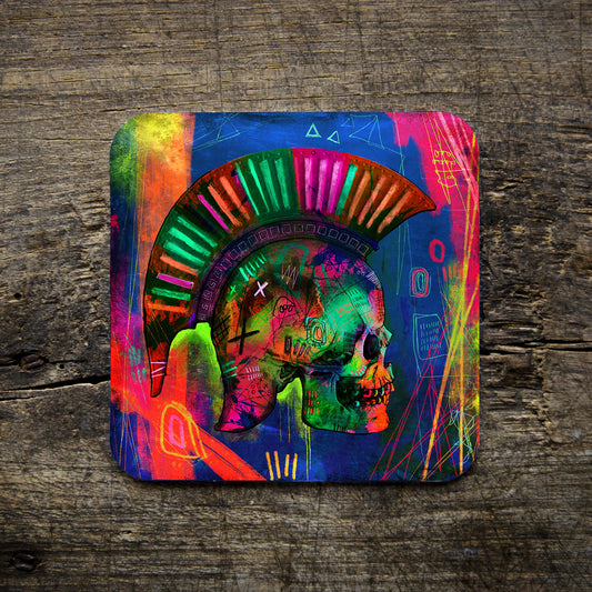 Spartan Skull Coaster