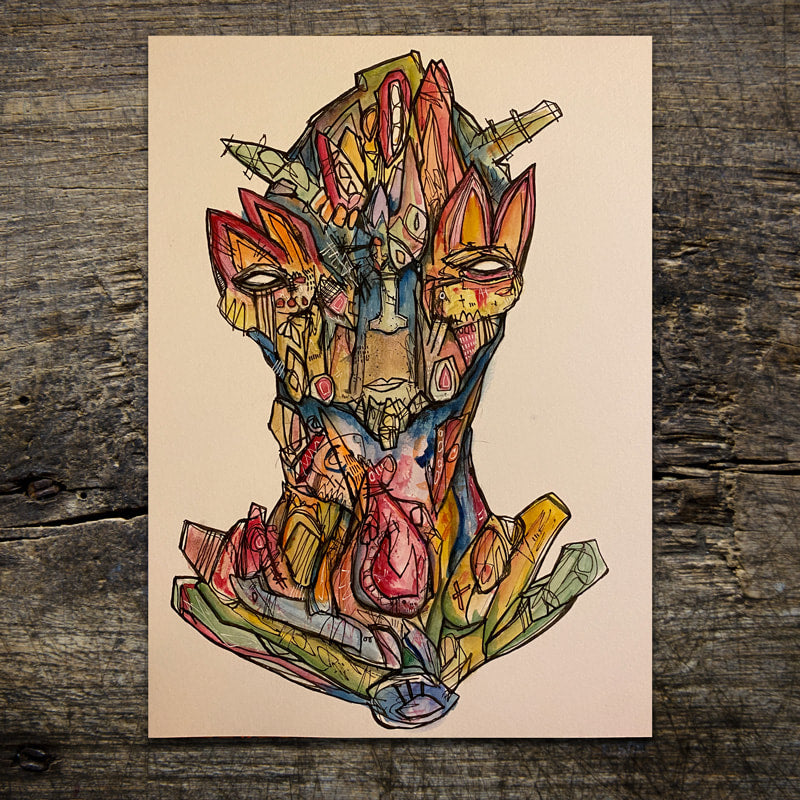 Thawn Watercolour Painting 9x12"