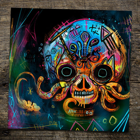 Octoguul 16x16" Limited Edition of 15 Giclee Print