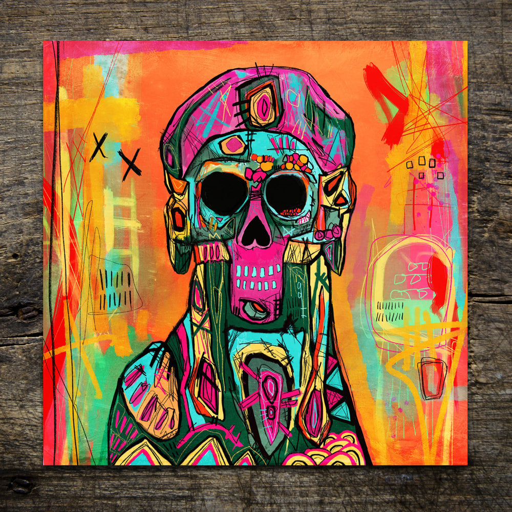 Quetzunno 16x16" Limited Edition of 15 Giclee Print