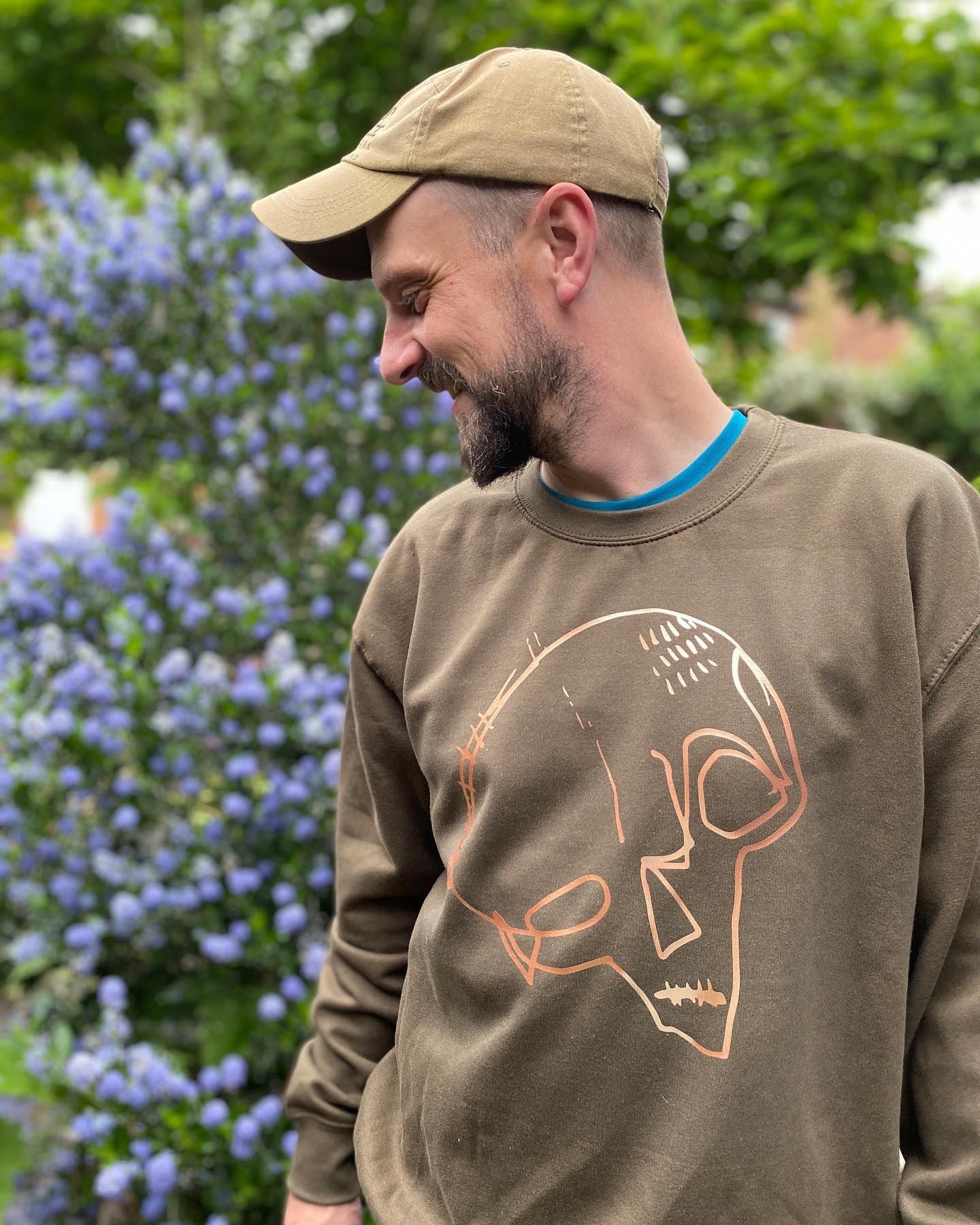 Limited edition Khaki Skull Sweatshirt