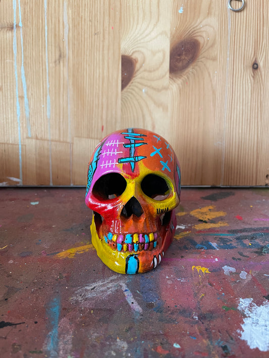 Hand Painted Skull