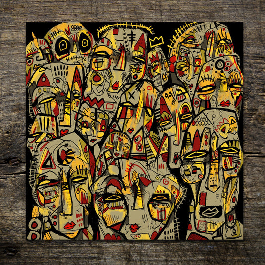 Crowd Open edition Archival Print