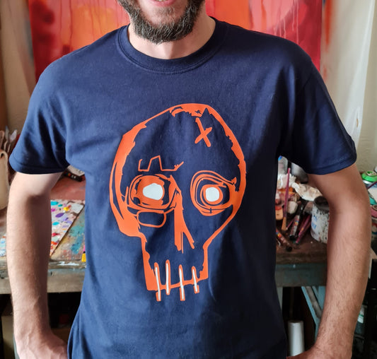 Limited Edition Orange Skull T-shirt