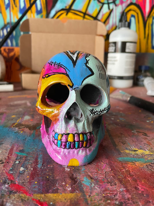Hand Painted Skull #4