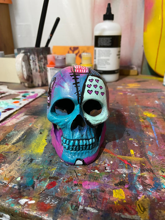 Hand Painted Skull #5