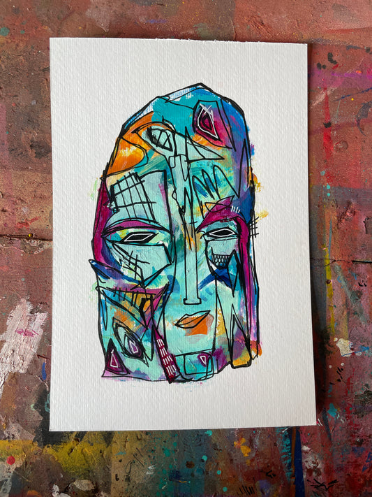 Stylt Painting on 9x6" Watercolour paper (Approx)