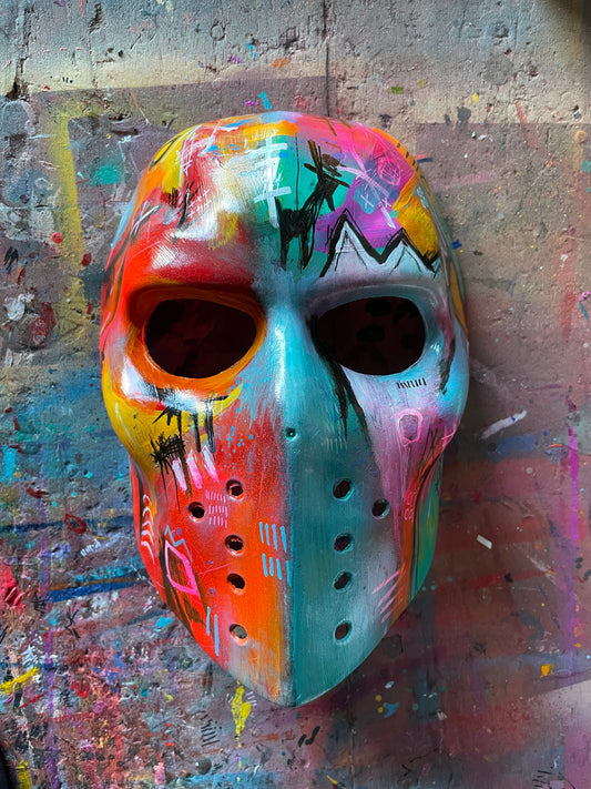 Painted Hockey Mask